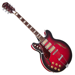 Airline Guitars H77 LEFTY - Vintage Redburst - Left Handed Vintage Reissue Electric Guitar - NEW!