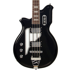 Airline Guitars MAP Bass LEFTY - Black - Left Handed 30 1/2" Short Scale Electric Bass Guitar - NEW!