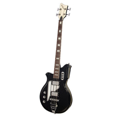 Airline Guitars MAP Bass LEFTY - Black - Left Handed 30 1/2" Short Scale Electric Bass Guitar - NEW!