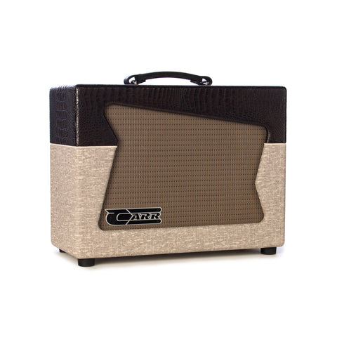 Carr Skylark 1x12 combo - Fawn Slub / Brown Crocodile - 12 watt Boutique Tube Guitar Amplifier - USED