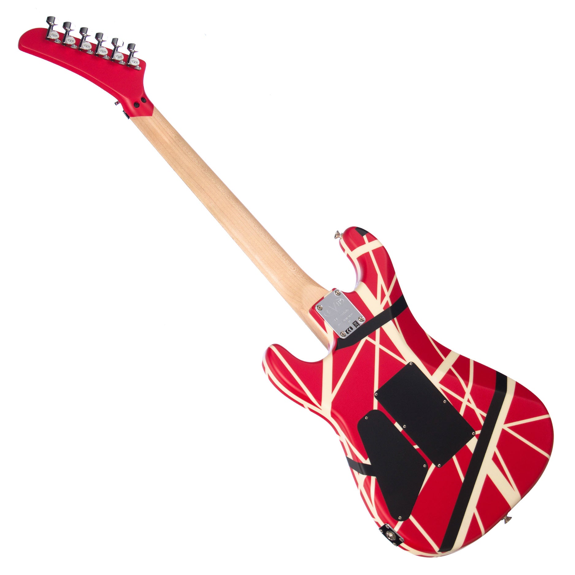 EVH Guitars Striped Series 5150 - Red/White/Black Stripes - Electric G ...