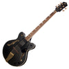 Eastwood Guitars Classic 5 Seye Signature - Matte Black - Short Scale 5-string Semi Hollow Electric Bass Guitar - NEW!