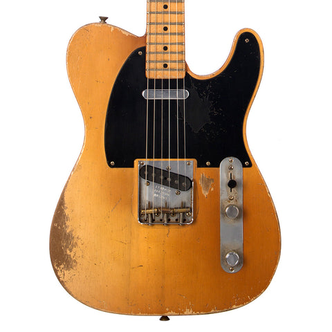 Fender Custom Shop MVP 1952 Telecaster Relic - Nocaster Blonde - Masterbuilt Dale Wilson - Featherweight - Only 5.4lbs!!! Dealer Select Master Vintage Player Series