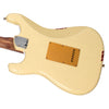 Fender Custom Shop MVP Stratocaster HSS Journeyman Relic - Vintage White w/ Red Competition Stripes and Matching 2-Step Headstock - Dealer Select Master Vintage Player Series Electric Guitar - NEW!!!