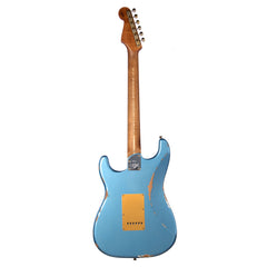 Fender Custom Shop MVP Stratocaster HSS Relic - Super Faded Aged Lake Placid Blue w/ Silver Competition Stripes and Matching 2-Step Headstock - NEW!!!