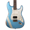 Fender Custom Shop MVP Stratocaster HSS Relic - Super Faded Aged Lake Placid Blue w/ Silver Competition Stripes and Matching 2-Step Headstock - NEW!!!