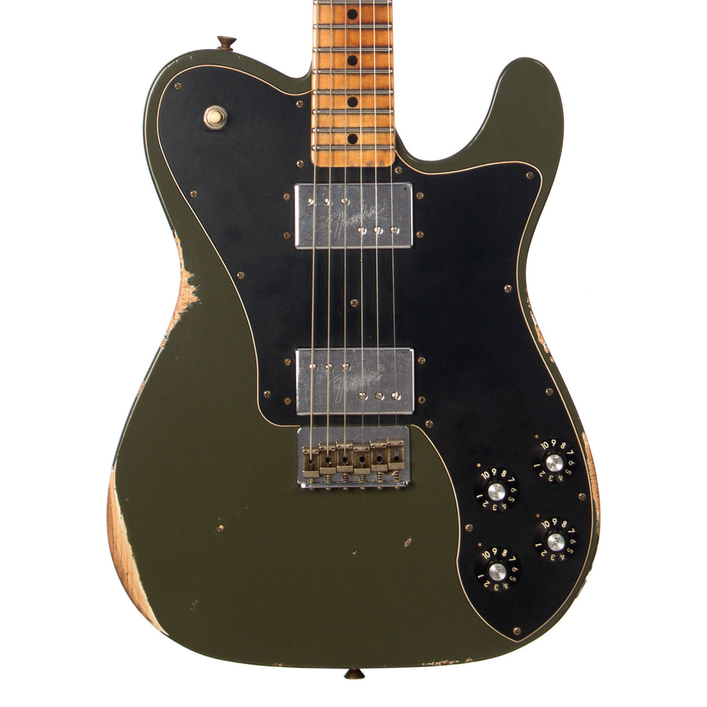 Custom Shop Tele Fender Custom Shop MVP 1970s Telecaster Deluxe Relic - Aged Olive Drab ...