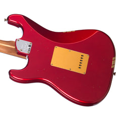 Fender Custom Shop MVP Stratocaster HSS Journeyman Relic - Candy Apple Red w/ Gold Competition Stripes and Matching 2-Step Headstock - Dealer Select Master Vintage Player Series Electric Guitar - NEW!