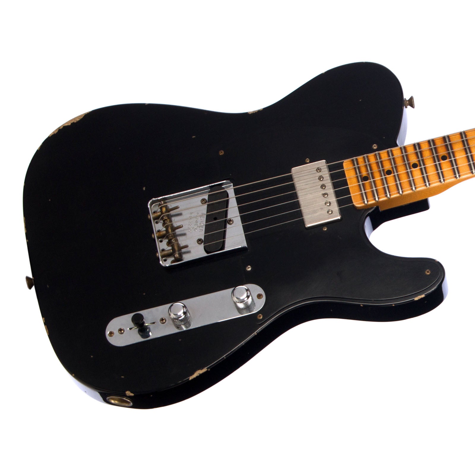 Custom Telecaster Relic Fender Custom Shop 1952 Telecaster HB Relic - Black on Black - Seymour ...