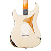 Fender Custom Shop LTD 1962 Stratocaster Heavy Relic - Aged Olympic White over 3 Tone Sunburst - Limited Edition Electric Guitar - NEW!