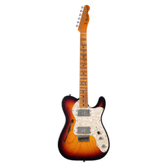 Fender Custom Shop Limited Edition 1970s Telecaster Thinline Journeyman Relic - Bleached 3 Tone Sunburst - NEW!