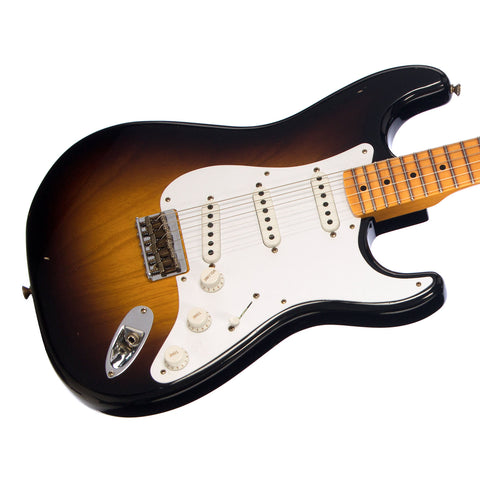Fender Custom Shop Limited Edition 70th Anniversary 1954 Stratocaster Hardtail Journeyman Relic - Wide Fade 2 Tone Sunburst - 1 off Electric Guitar NEW!