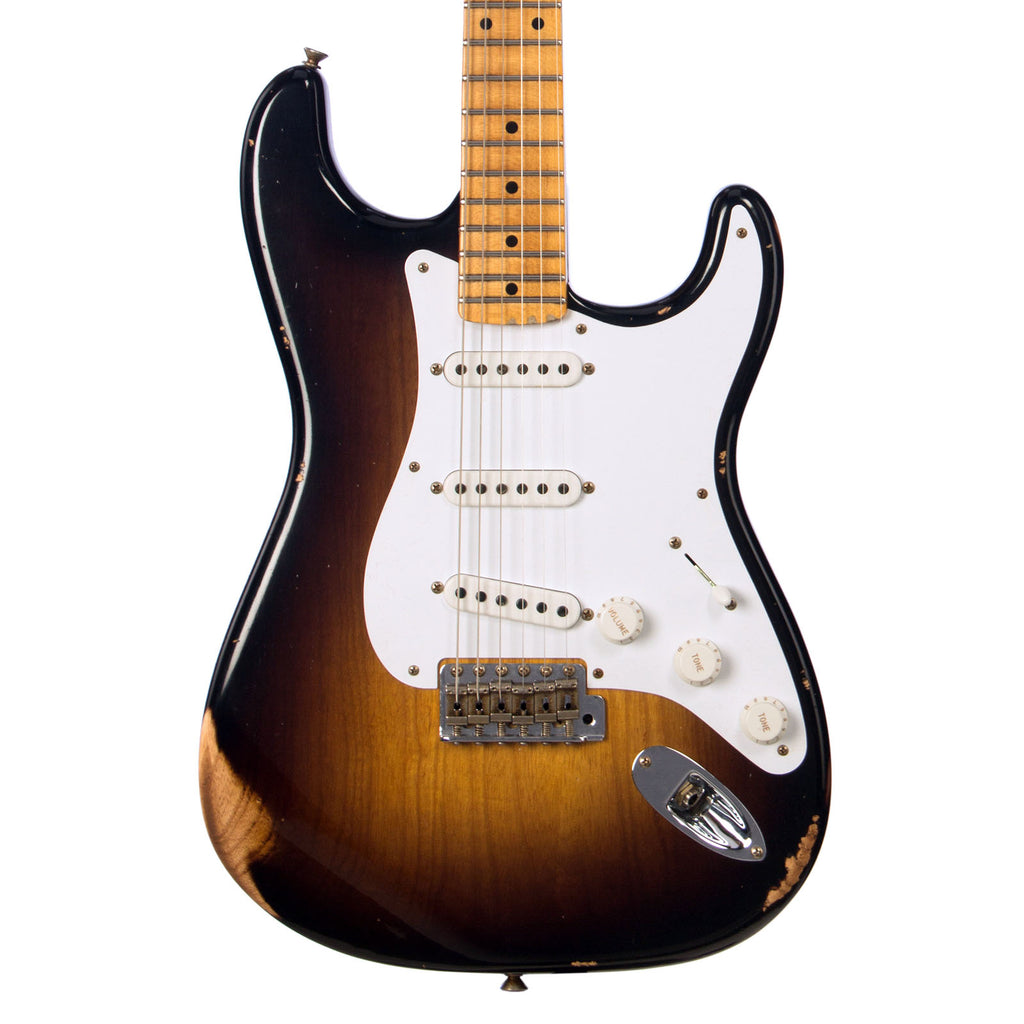 Fender Custom Shop Limited Edition 70th Anniversary 1954 Stratocaster Relic - Wide Fade 2 Tone Sunburst - 1 off Electric Guitar NEW!