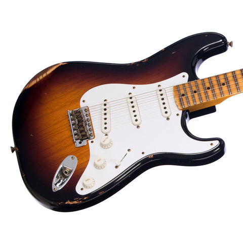 Fender Custom Shop Limited Edition 70th Anniversary 1954 Stratocaster Relic - Wide Fade 2 Tone Sunburst - Electric Guitar NEW!
