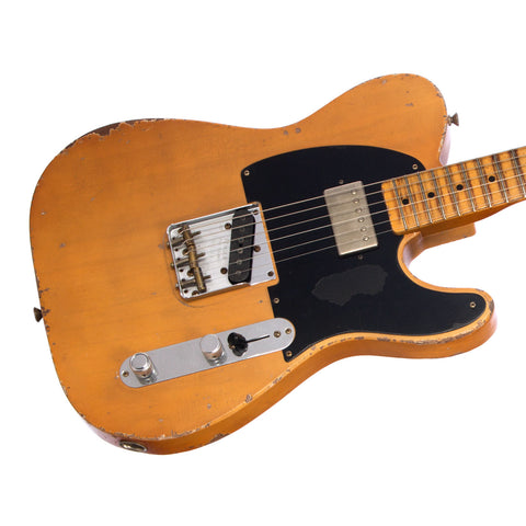 Fender Custom Shop MVP 1952 Telecaster HB Heavy Relic - Nocaster Blonde - Masterbuilt Vincent Van Trigt - Dealer Select Master Vintage Player Series Electric Guitar w/ Humbucker - NEW!