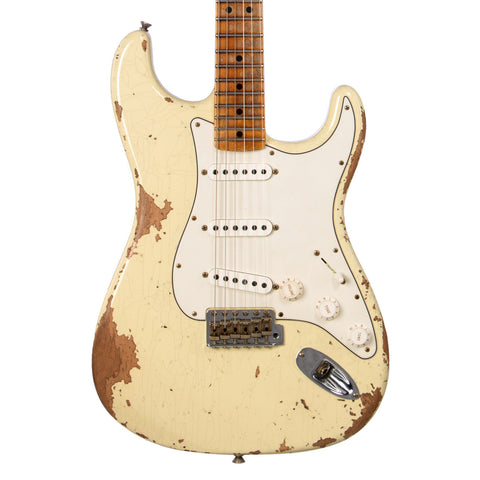 Fender Custom Shop MVP Series 1969 Stratocaster Heavy Relic - Vintage White / Maple Cap - Yngwie, Blackmore, Hendrix / Woodstock -style electric guitar - NEW!