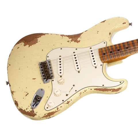 Fender Custom Shop MVP Series 1969 Stratocaster Heavy Relic - Vintage White / Maple Cap - Yngwie, Blackmore, Hendrix / Woodstock -style electric guitar - NEW!