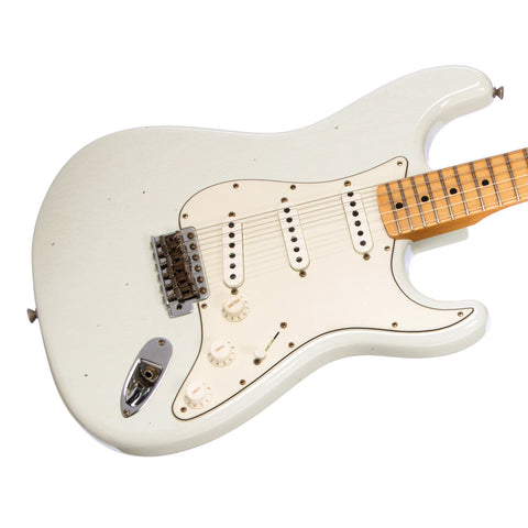 Fender Custom Shop MVP Series 1969 Stratocaster Journeyman Relic - Olympic White / Maple Cap - Yngwie, Blackmore, Hendrix / Woodstock -style electric guitar - NEW!