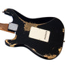 Fender Custom Shop MVP 2-Step Stratocaster Relic - Black w/Gold Competition Stripe - Masterbuilt Andy Hicks - Dealer Select Master Vintage Player Series Electric Guitar - NEW!