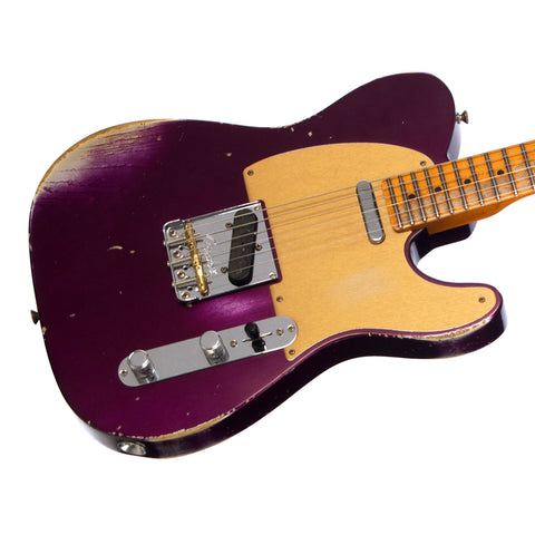 Fender Custom Shop MVP Telecaster Heavy Relic - Purple Metallic w/ Quartersawn Maple Neck - Dealer Select Master Vintage Player Series Electric Guitar - NEW!