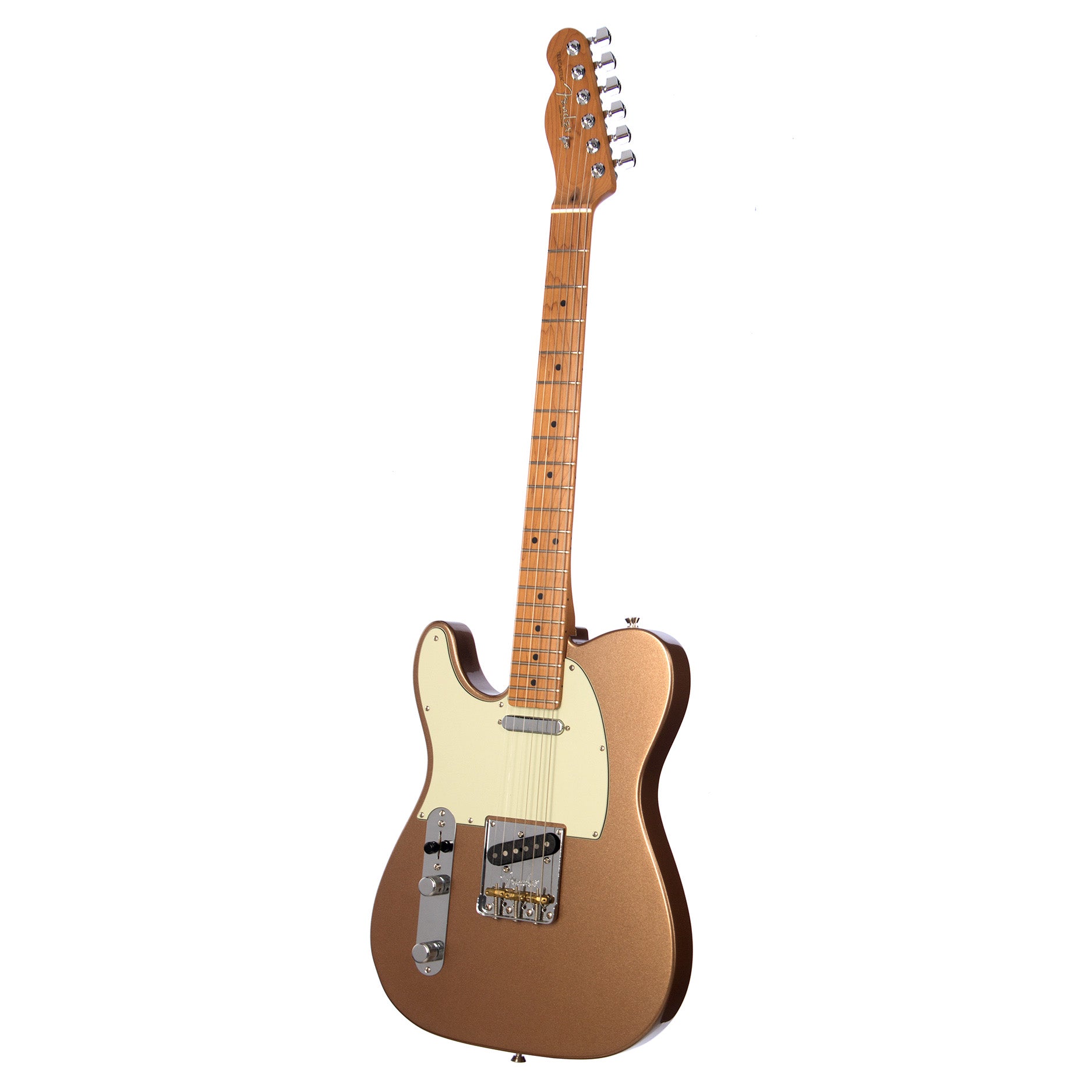 Fender MOD Shop Telecaster LEFTY - Firemist Gold - Left Handed Made in ...