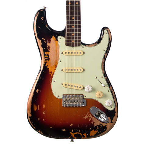 Fender Mike McCready Stratocaster 3-Color Sunburst – Road Worn / Relic Signature Model Electric Guitar - 0145030300 - 717669748777 - NEW!