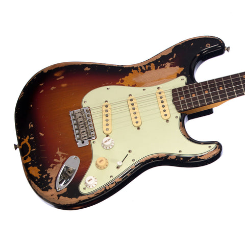 Fender Mike McCready Stratocaster 3-Color Sunburst – Road Worn / Relic Signature Model Electric Guitar - 0145030300 - 717669748777 - NEW!