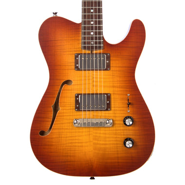 2013 Fibenare Guitars Roadmaster '56 Custom Thinline Flame Maple / Korina - Faded Cherry Sunburst - FEATHERWEIGHT Custom Boutique Electric - USED!