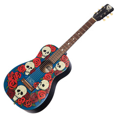 Gretsch Americana Series G4510 - Custom Original Skeleton and Roses Artwork Hand-Painted by Stanley Mouse! Grateful Dead Auction Acoustic Guitar!