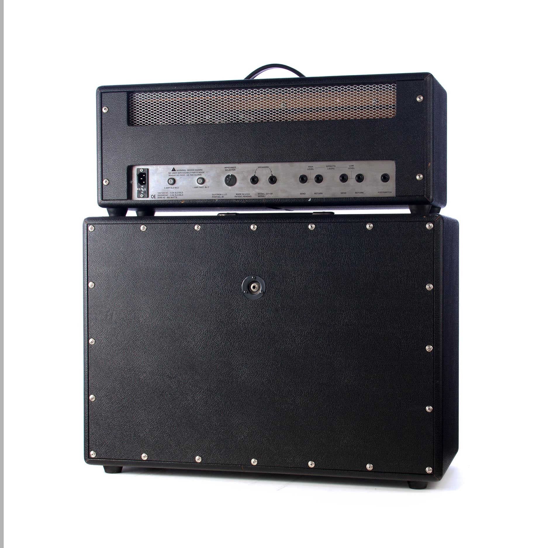 Guytron Amps GT-100 Half Stack - 100 watt Boutique Tube Guitar Amplifi ...