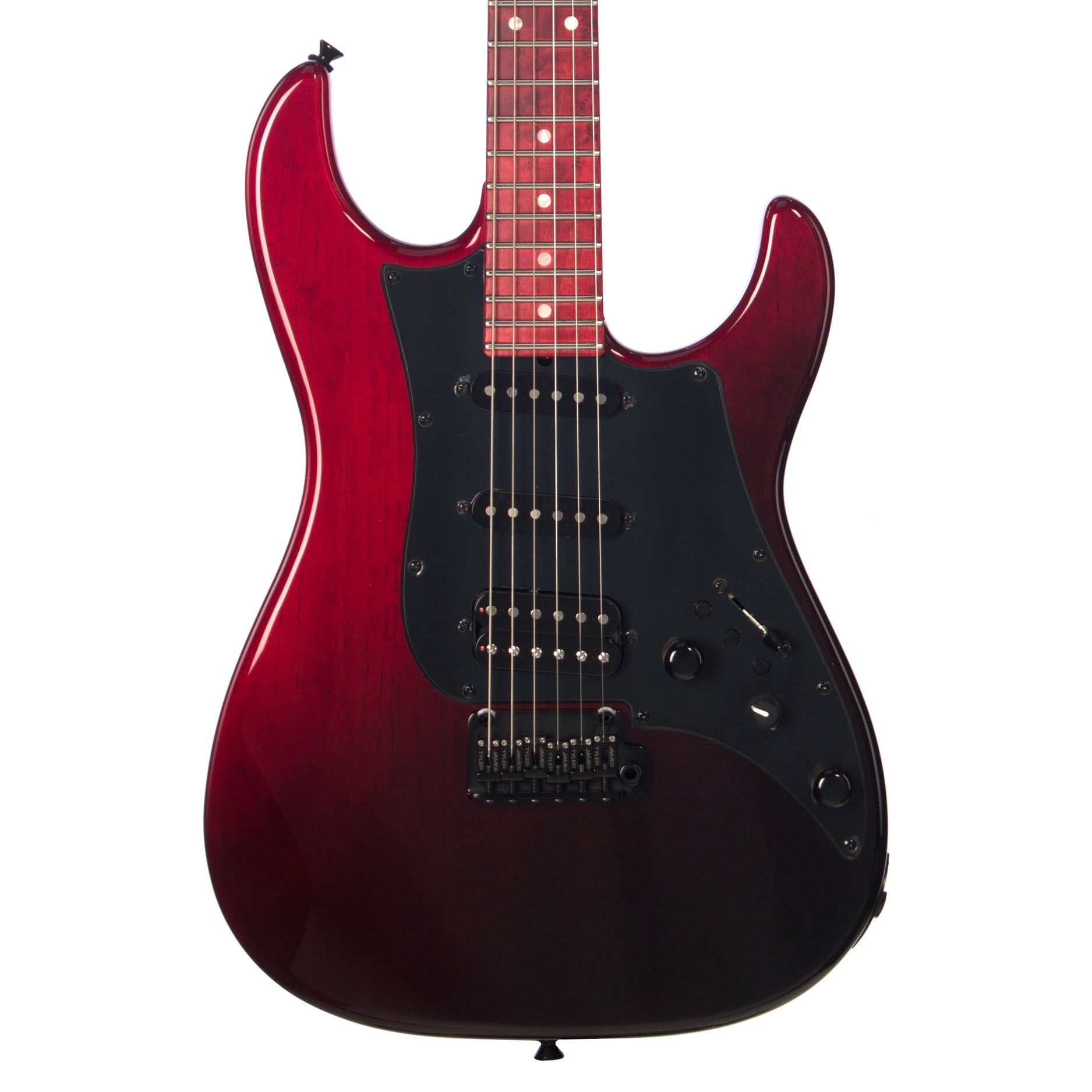 James Tyler Guitars Studio Elite HDX - Twisted Black/Red Fade 