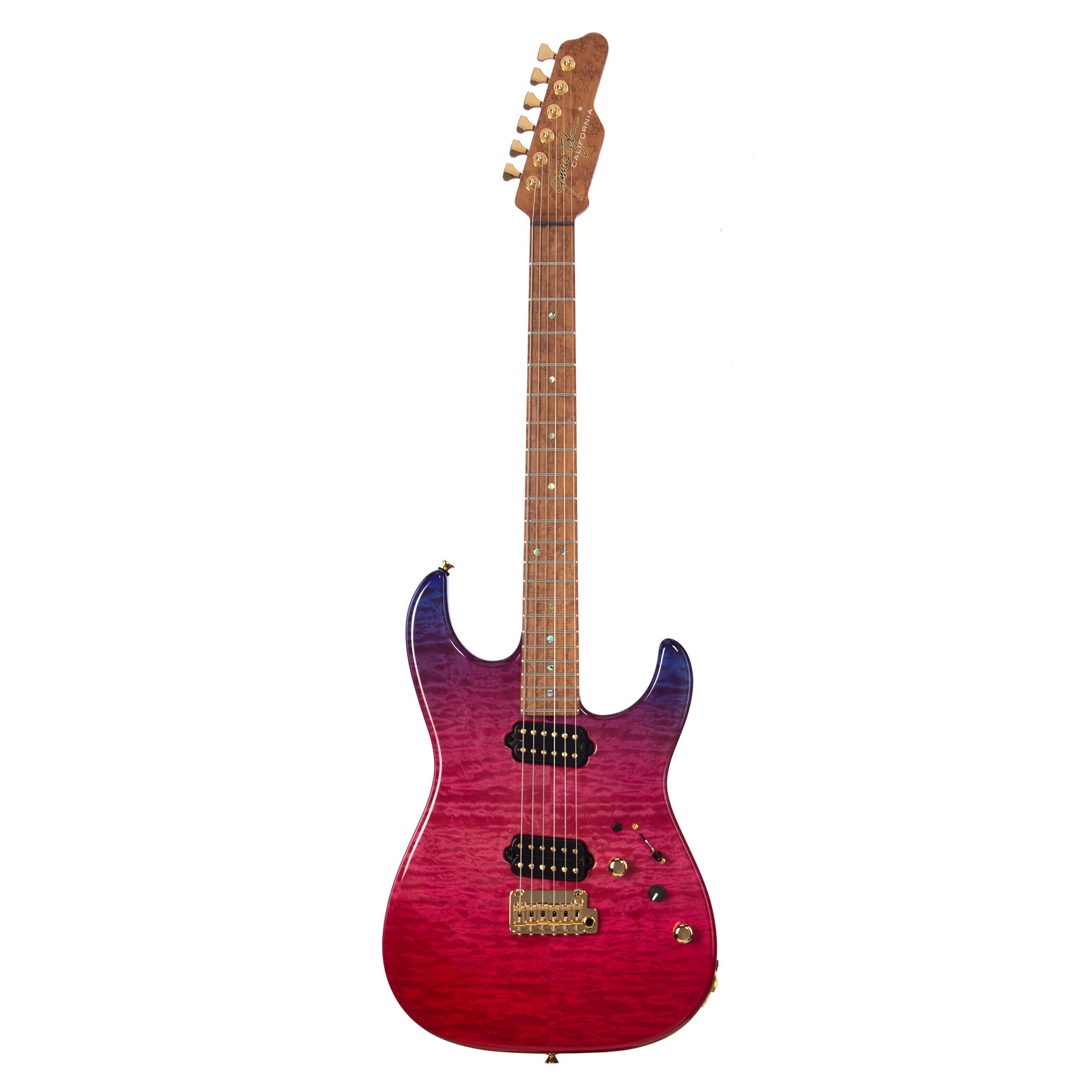 James Tyler Guitars Studio Elite HD - Transparent Jimburst / Quilted M