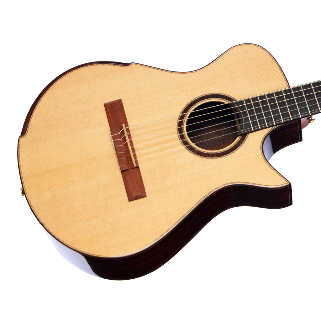 Maestro Guitars Crossover Series Vera - Modern 00 Cutaway Nylon String ...