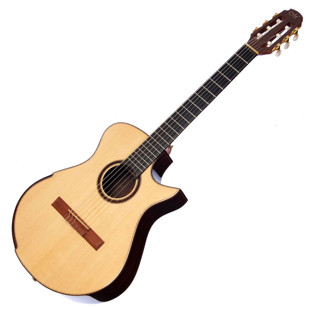 Maestro Guitars Crossover Series Vera - Modern 00 Cutaway Nylon String ...