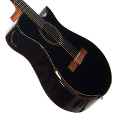Maestro Guitars Crossover Series Vera - Black - Modern 00 Cutaway Nylon String - Custom Boutique Acoustic Guitar - NEW!