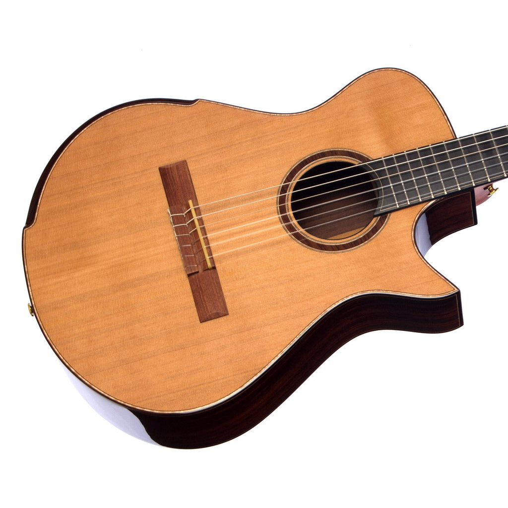 Maestro Guitars Crossover Series Vera - Modern 00 Cutaway Nylon String ...