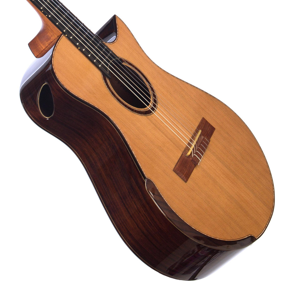 Maestro Guitars Crossover Series Vera - Modern 00 Cutaway Nylon String ...