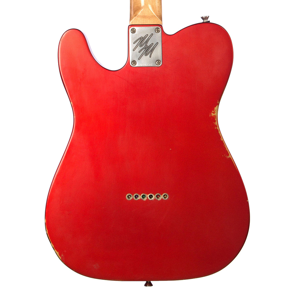Mario Guitars T-LUX - Candy Apple Red - '72 Tele Thinline -style Custo ...