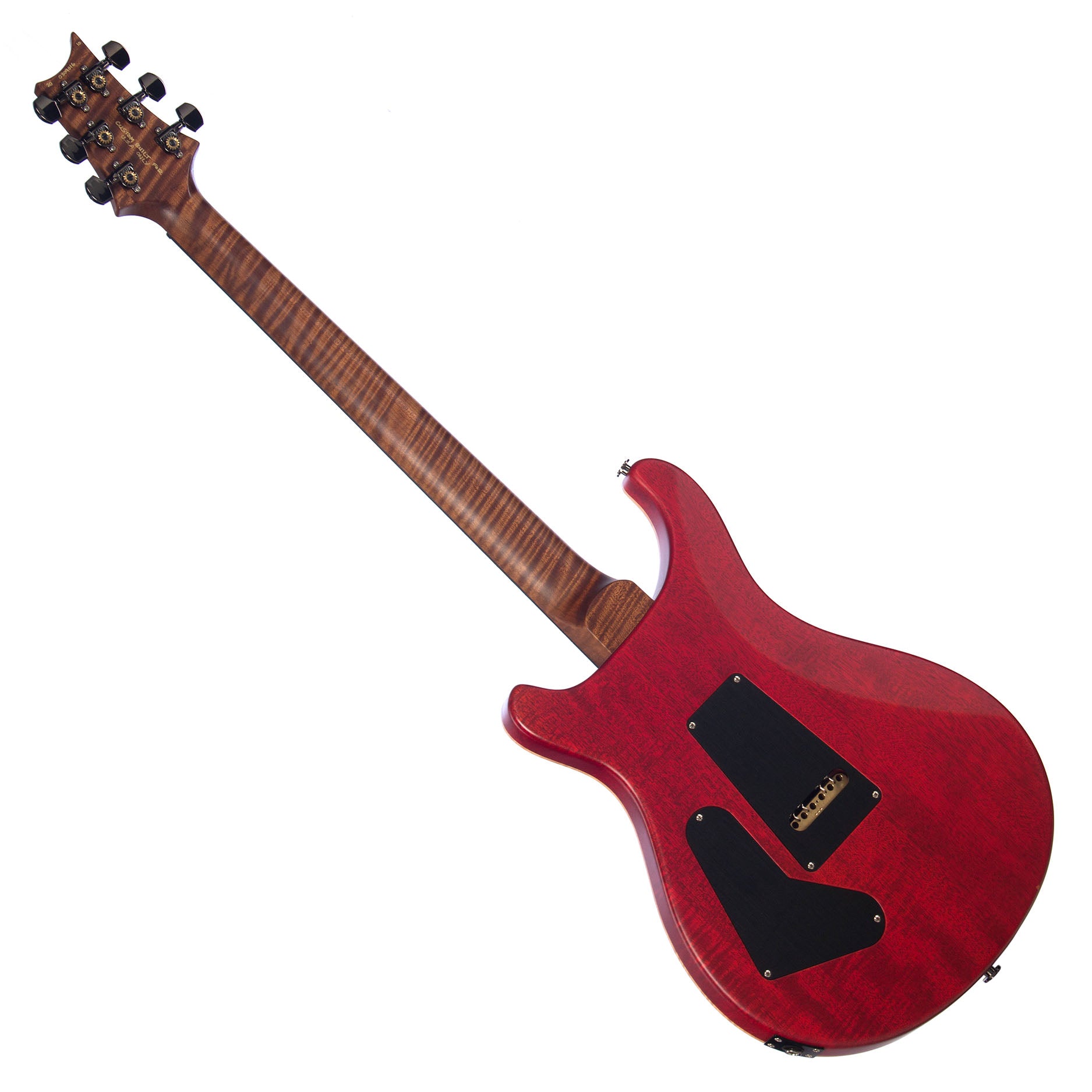 USED Paul Reed Smith Wood Library Custom 24 - Satin Charcoal Cherry Bu ...