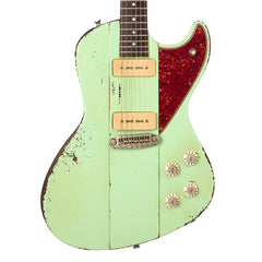 Rock N Roll Relics Custom Revenge - Seafoam Green w/ White Stinger - Made in the USA Custom Boutique Electric Guitar!