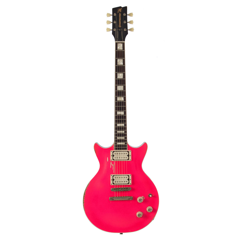 Rock N Roll Relics Custom Starfighter - Hot Pink w/ Aged White Stinger ...