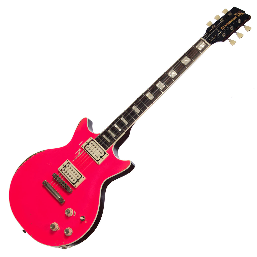 Rock N Roll Relics Custom Starfighter - Hot Pink w/ Aged White Stinger ...