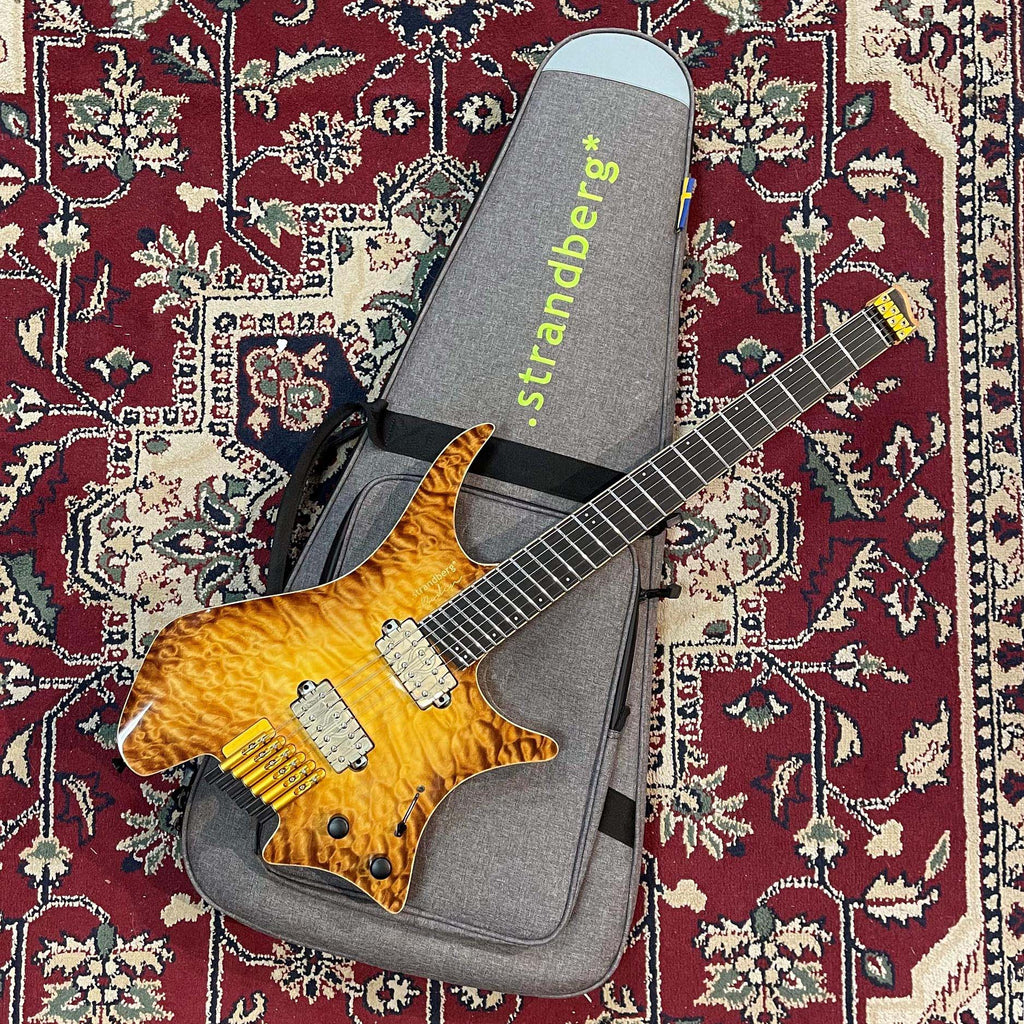 Strandberg Guitars Boden J6 Custom 5A Quilt Honey Burst - Special Orde ...