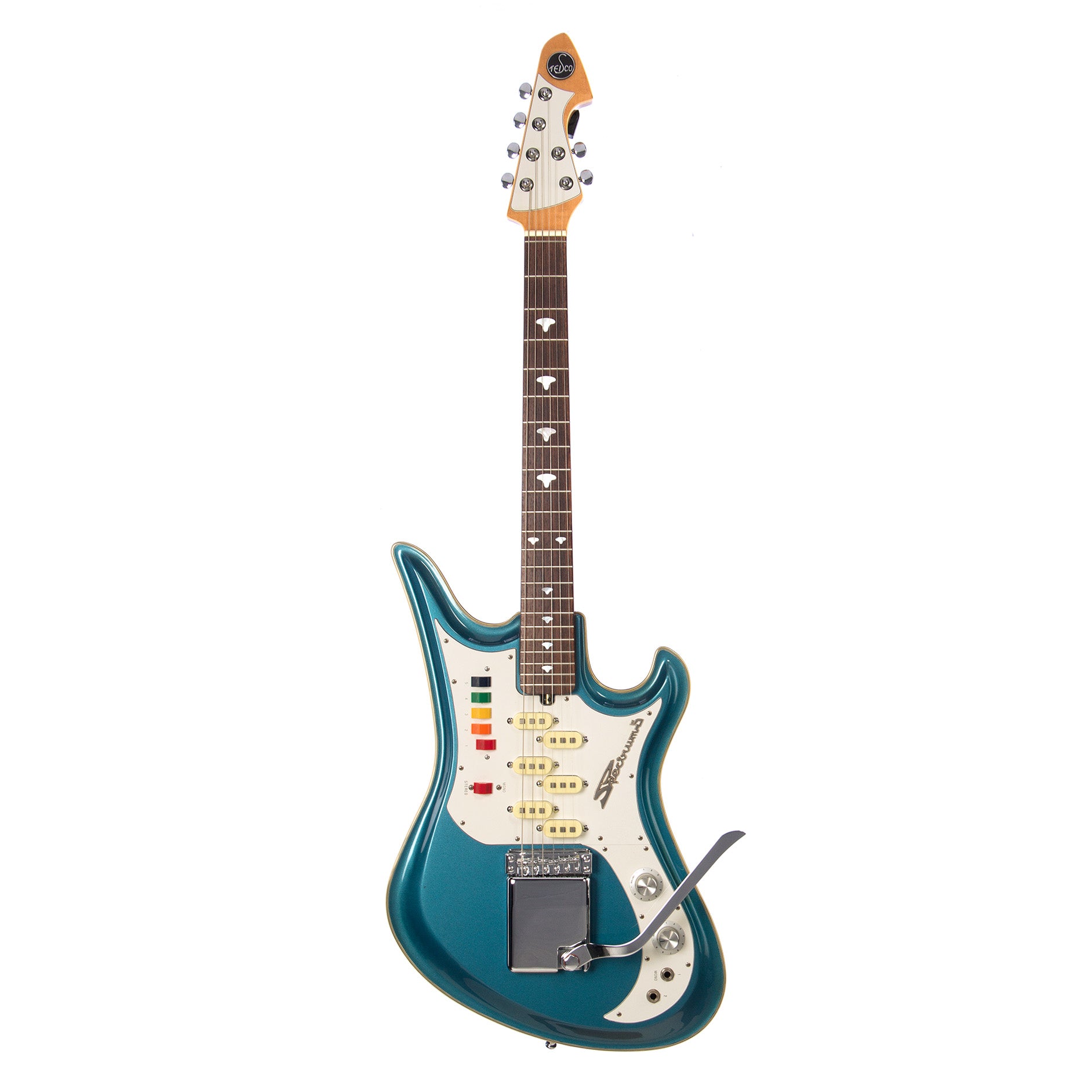 1990s Teisco Spectrum 5 - Metallic Blue - Made in Japan Vintage