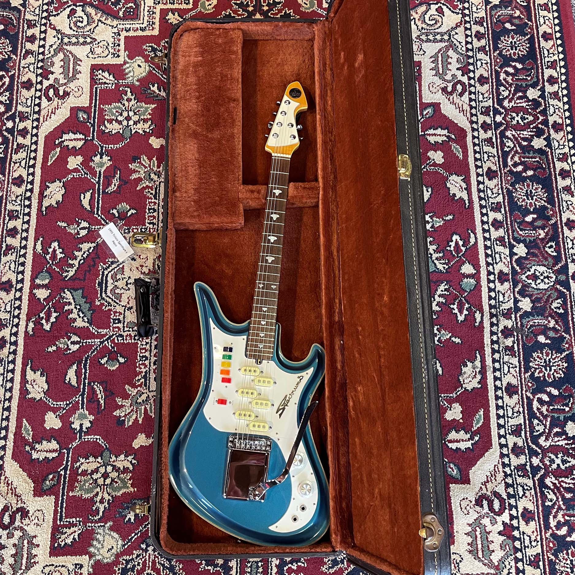 1990s Teisco Spectrum 5 - Metallic Blue - Made in Japan Vintage