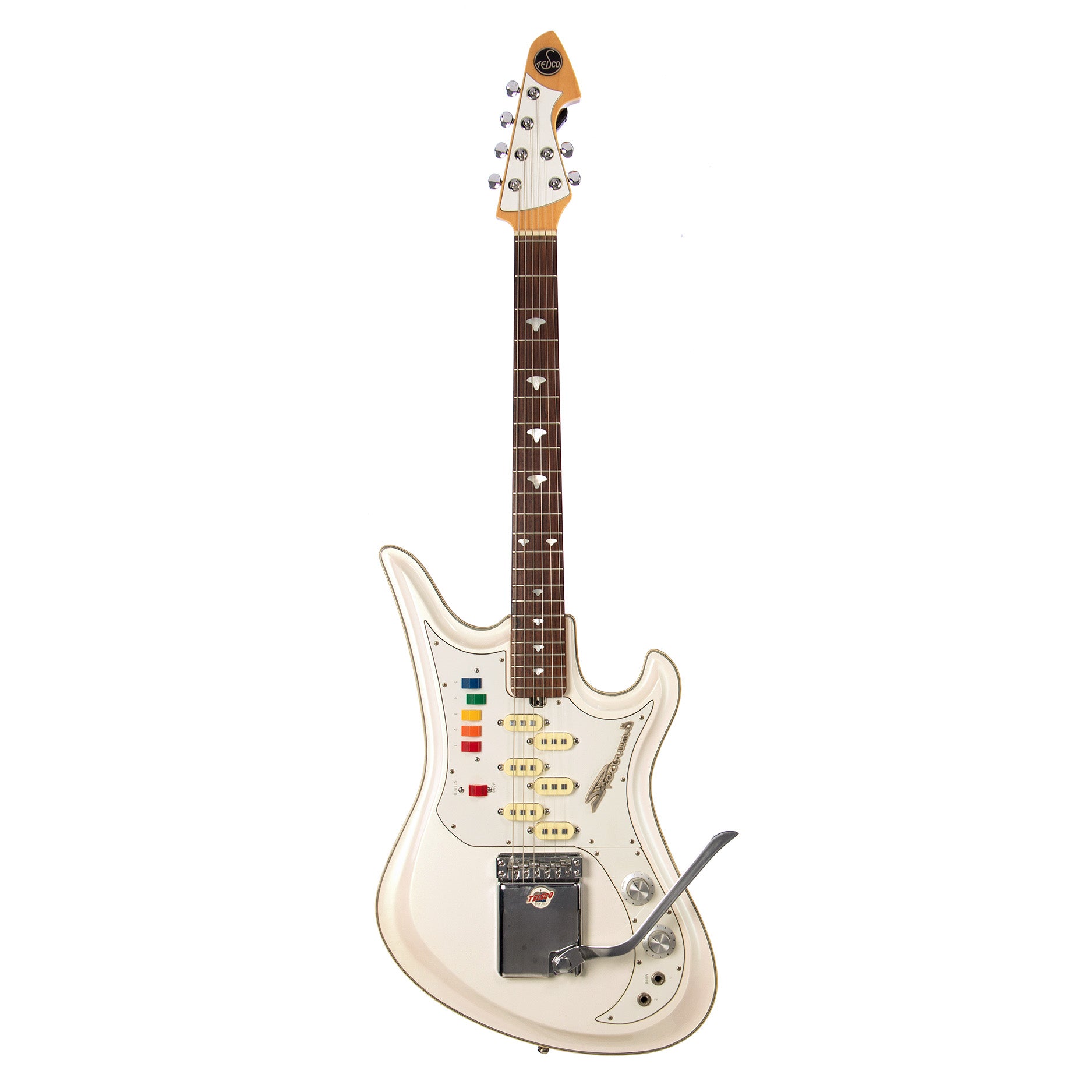 1990s Teisco Spectrum 5 - Pearl White - Made in Japan Vintage