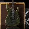 Tom Anderson Guitars Angel - Satin Transparent Dark Olive - 24 fret Custom Boutique Electric Guitar - NEW!