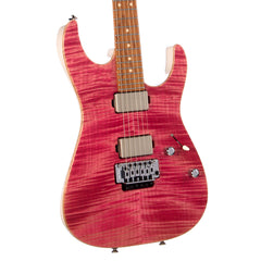 Tom Anderson Lil Angel - Transparent Pink w/Transparent White Back - 24 fret Drop Top - Custom Boutique Electric Guitar - NEW!!!