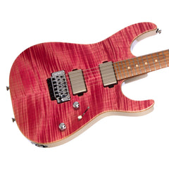 Tom Anderson Lil Angel - Transparent Pink w/Transparent White Back - 24 fret Drop Top - Custom Boutique Electric Guitar - NEW!!!