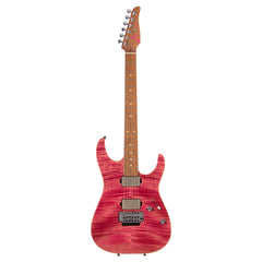 Tom Anderson Lil Angel - Transparent Pink w/Transparent White Back - 24 fret Drop Top - Custom Boutique Electric Guitar - NEW!!!